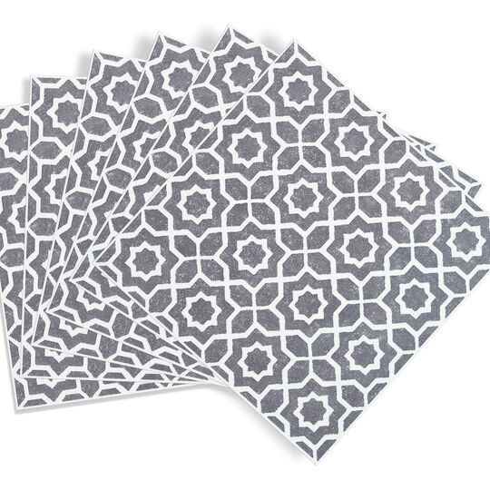 selbstklebende Wandfliesen Wall Tiles Lina grey (6er Set) image number null